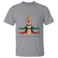 Peace With Iran T Shirt Support Iranian People For Peace