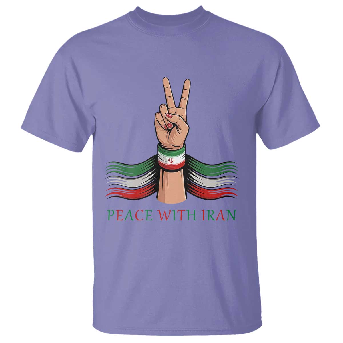 Peace With Iran T Shirt Support Iranian People For Peace