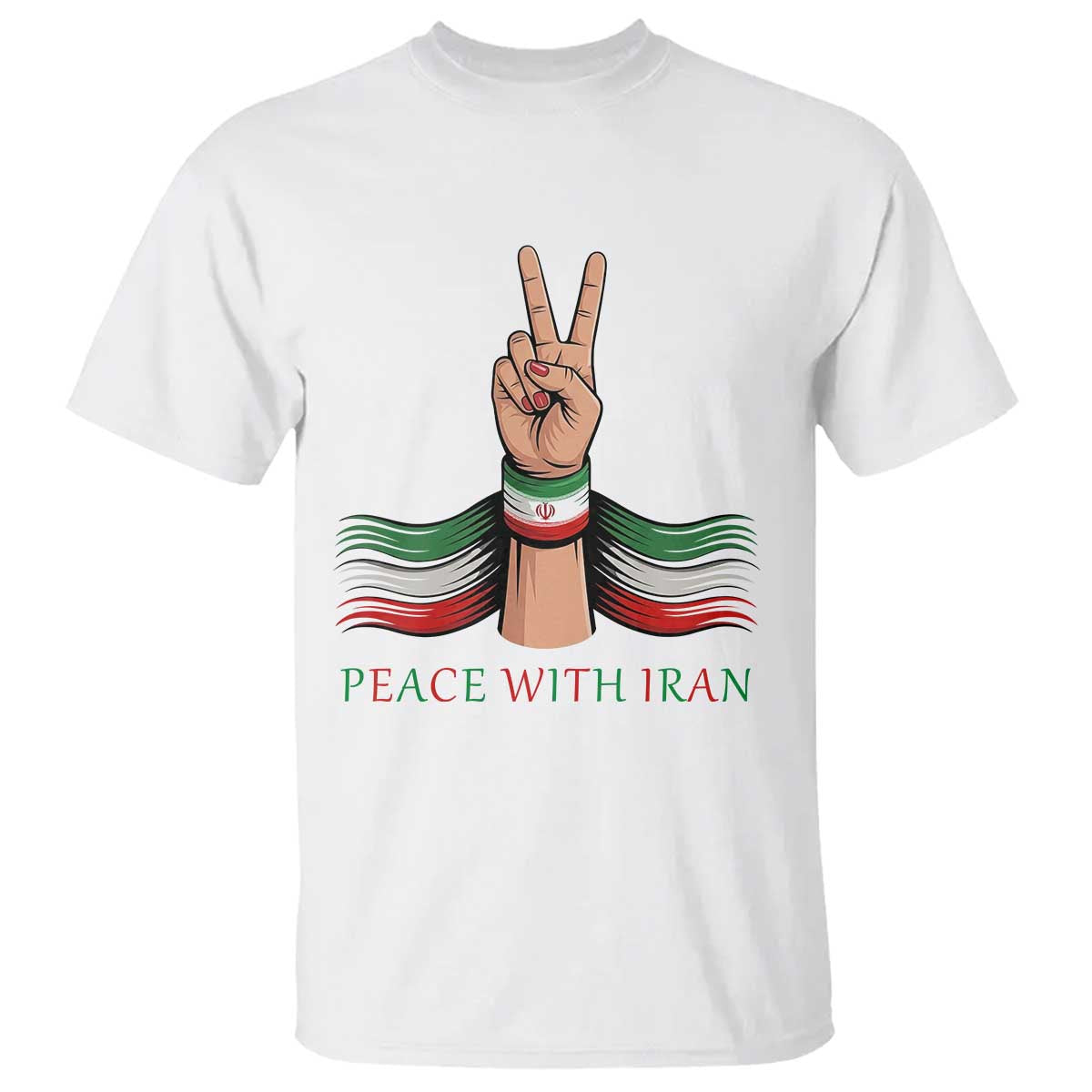 Peace With Iran T Shirt Support Iranian People For Peace