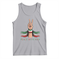 Peace With Iran Tank Top Support Iranian People For Peace