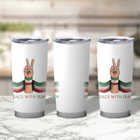 Peace With Iran Tumbler Cup Support Iranian People For Peace