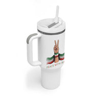 Peace With Iran Tumbler With Handle Support Iranian People For Peace