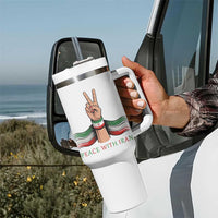 Peace With Iran Tumbler With Handle Support Iranian People For Peace