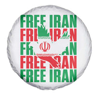 Freedom Dove Flag Spare Tire Cover Peaceful Iran Support