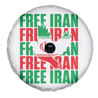 Freedom Dove Flag Spare Tire Cover Peaceful Iran Support