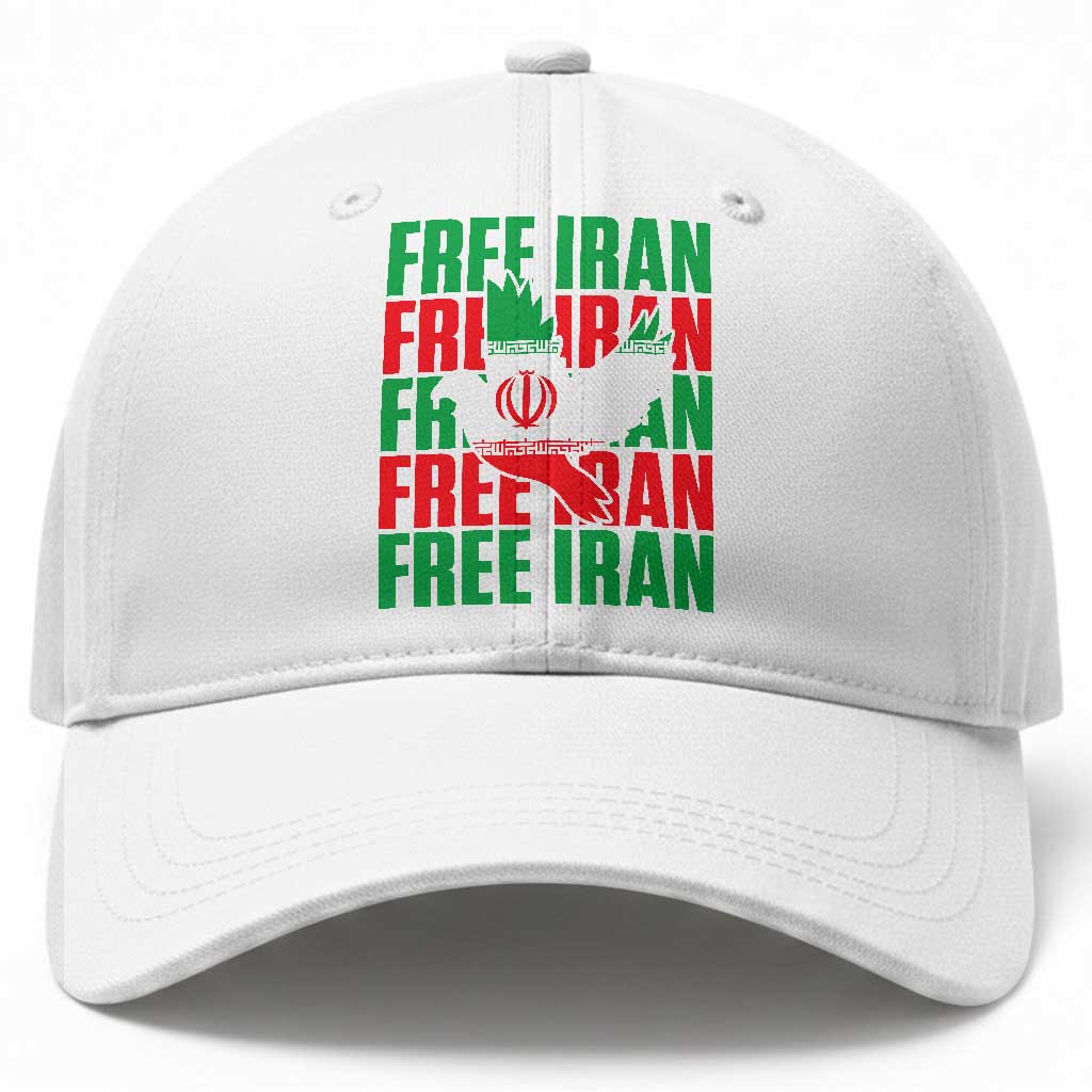 Freedom Dove Flag Baseball Cap Peaceful Iran Support