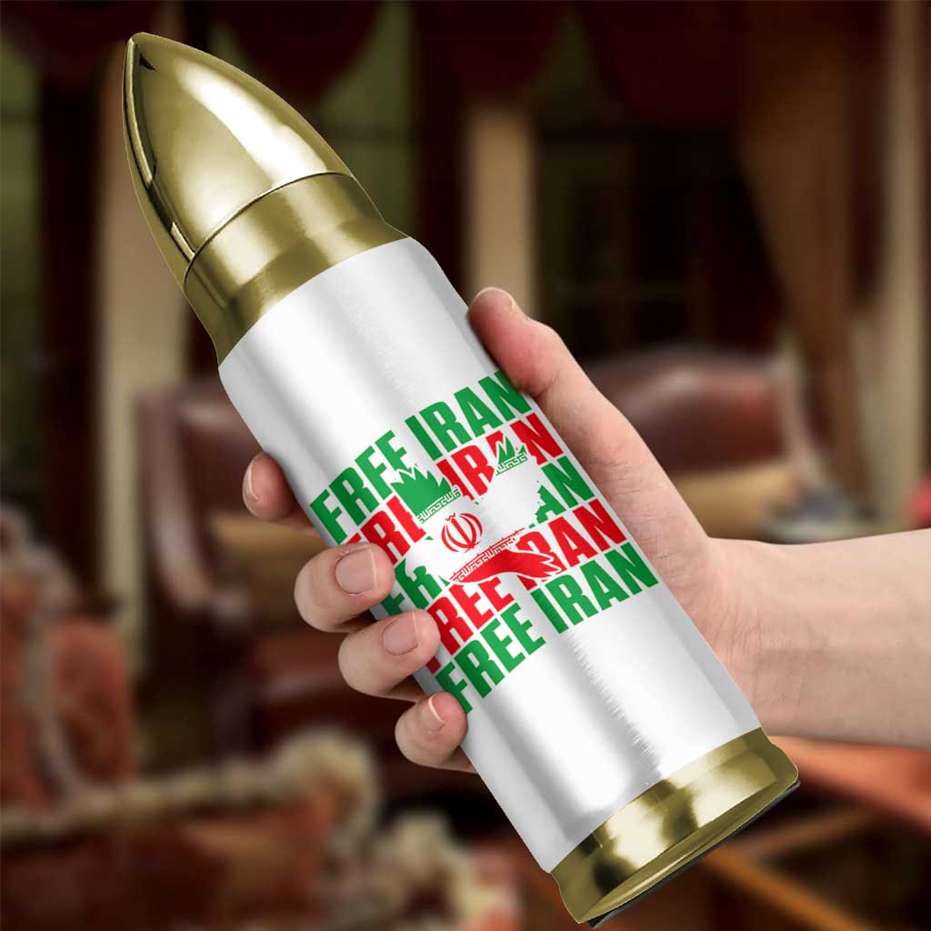 Freedom Dove Flag Bullet Tumbler Peaceful Iran Support
