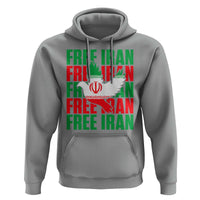 Freedom Dove Flag Hoodie Peaceful Iran Support