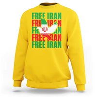 Freedom Dove Flag Sweatshirt Peaceful Iran Support
