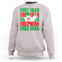 Freedom Dove Flag Sweatshirt Peaceful Iran Support