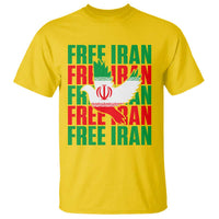 Freedom Dove Flag T Shirt Peaceful Iran Support