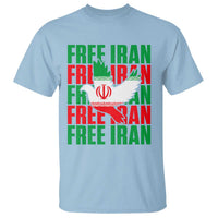 Freedom Dove Flag T Shirt Peaceful Iran Support