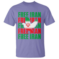 Freedom Dove Flag T Shirt Peaceful Iran Support