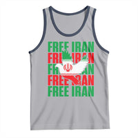 Freedom Dove Flag Tank Top Peaceful Iran Support