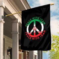 Peace With Iran Garden Flag Not War In Middle East