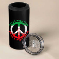 Peace With Iran 4 in 1 Can Cooler Tumbler Not War In Middle East