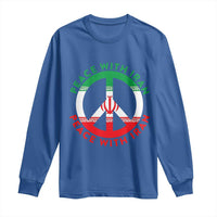 Peace With Iran Long Sleeve Shirt Not War In Middle East