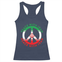 Peace With Iran Racerback Tank Top Not War In Middle East