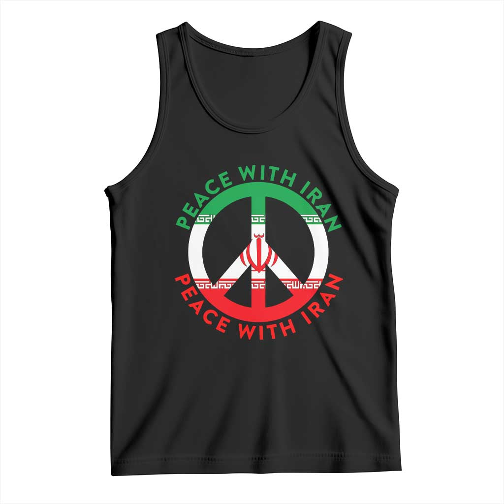 Peace With Iran Tank Top Not War In Middle East