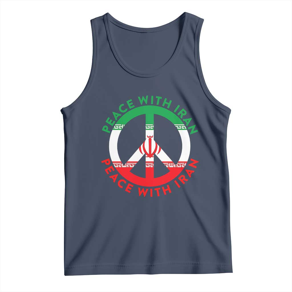 Peace With Iran Tank Top Not War In Middle East