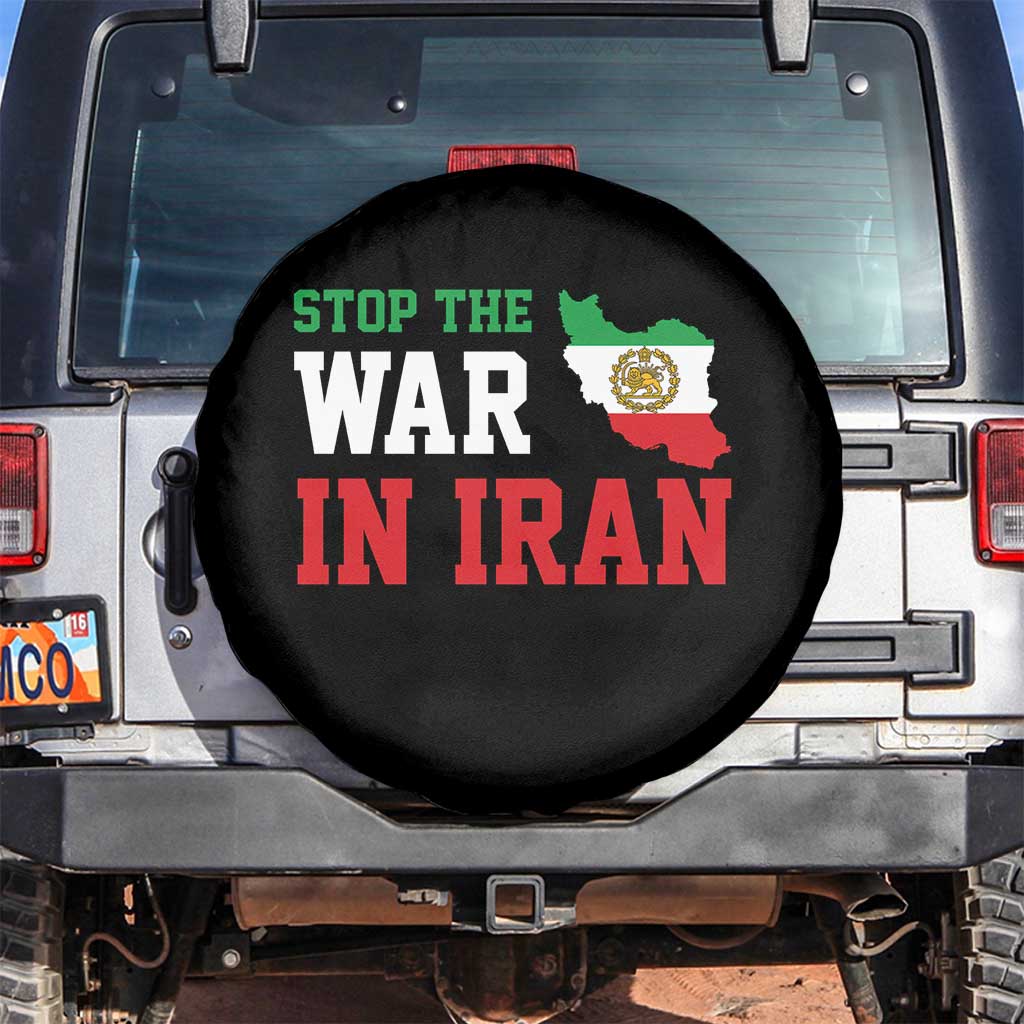 Stop The War In Iran Spare Tire Cover Iran Freedom Protest