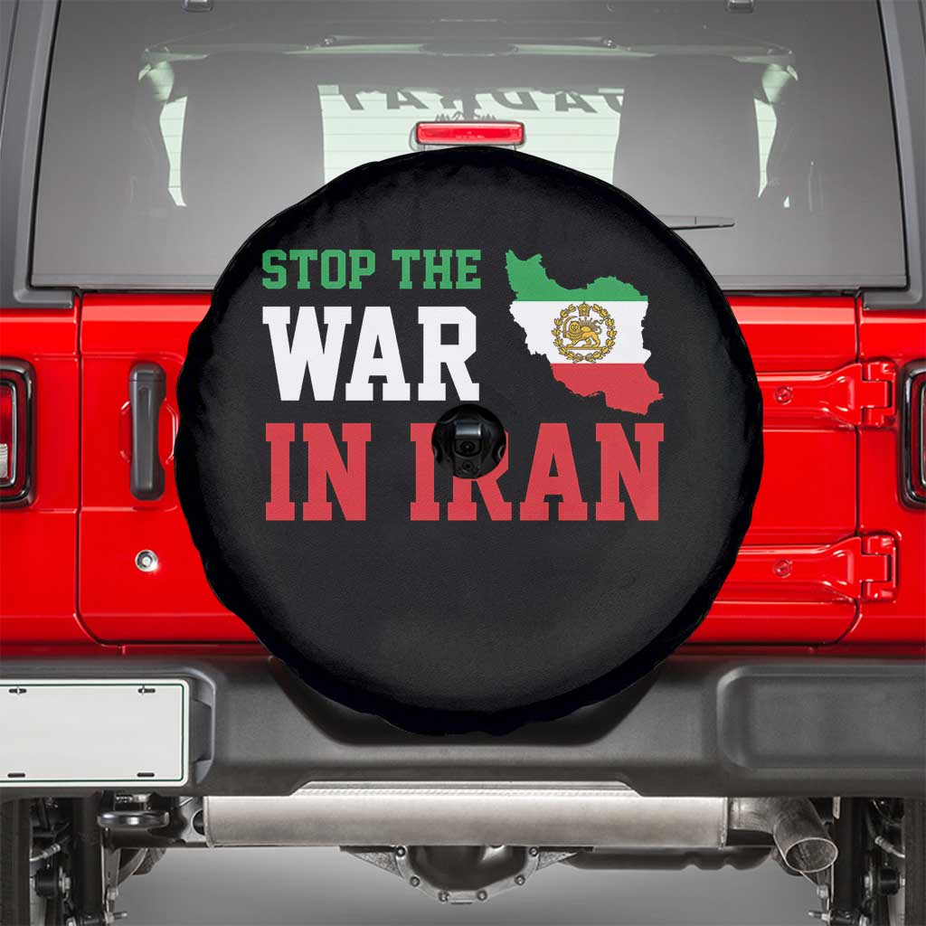 Stop The War In Iran Spare Tire Cover Iran Freedom Protest
