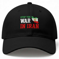 Stop The War In Iran Baseball Cap Iran Freedom Protest