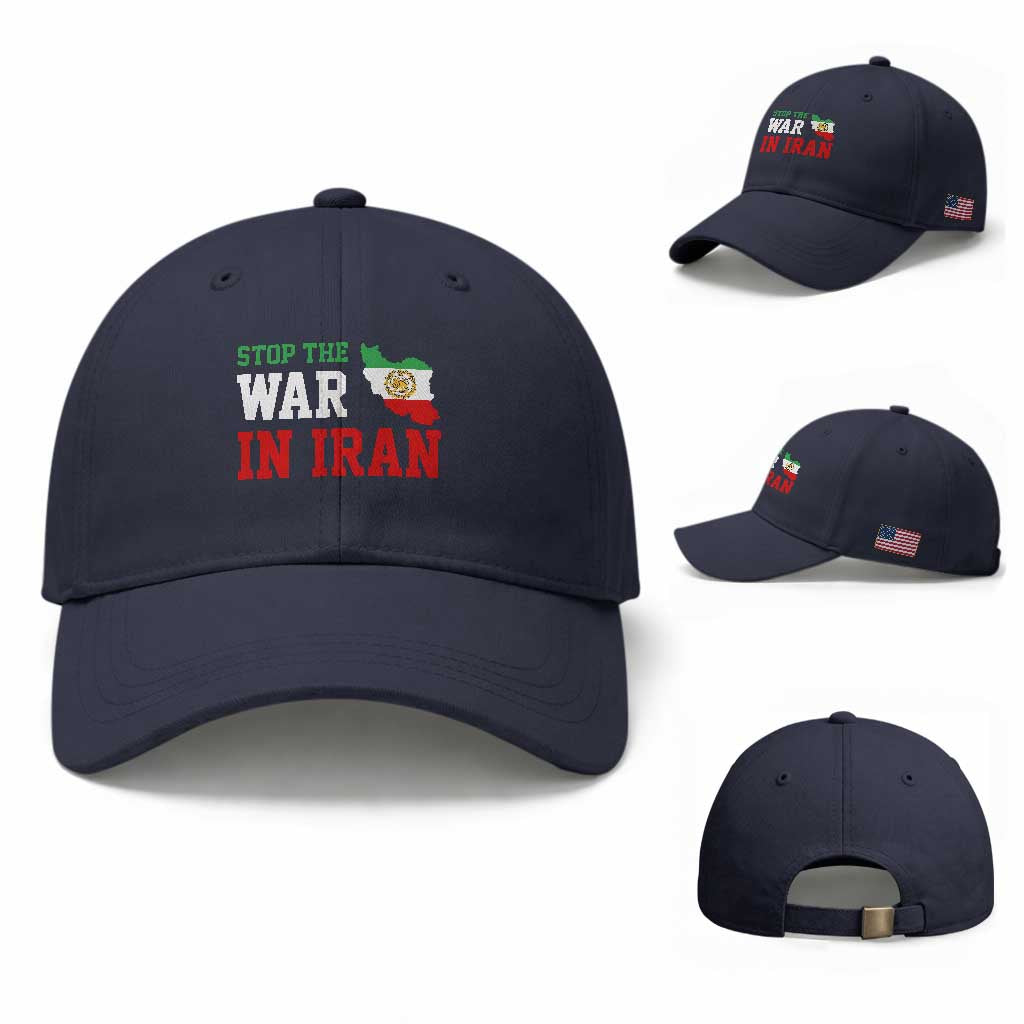 Stop The War In Iran Baseball Cap Iran Freedom Protest