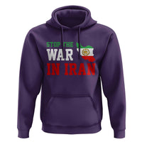 Stop The War In Iran Hoodie Iran Freedom Protest