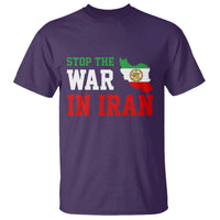 Stop The War In Iran T Shirt Iran Freedom Protest