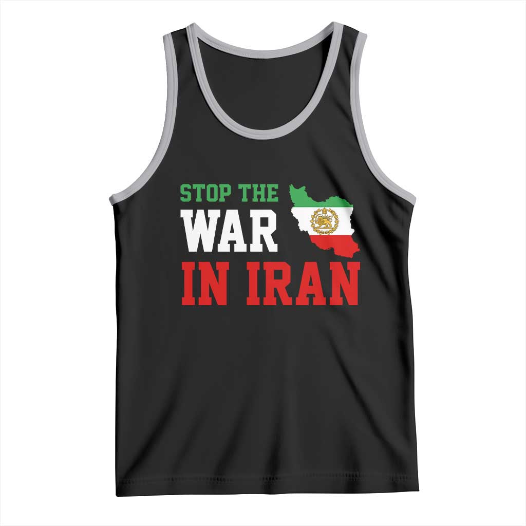 Stop The War In Iran Tank Top Iran Freedom Protest