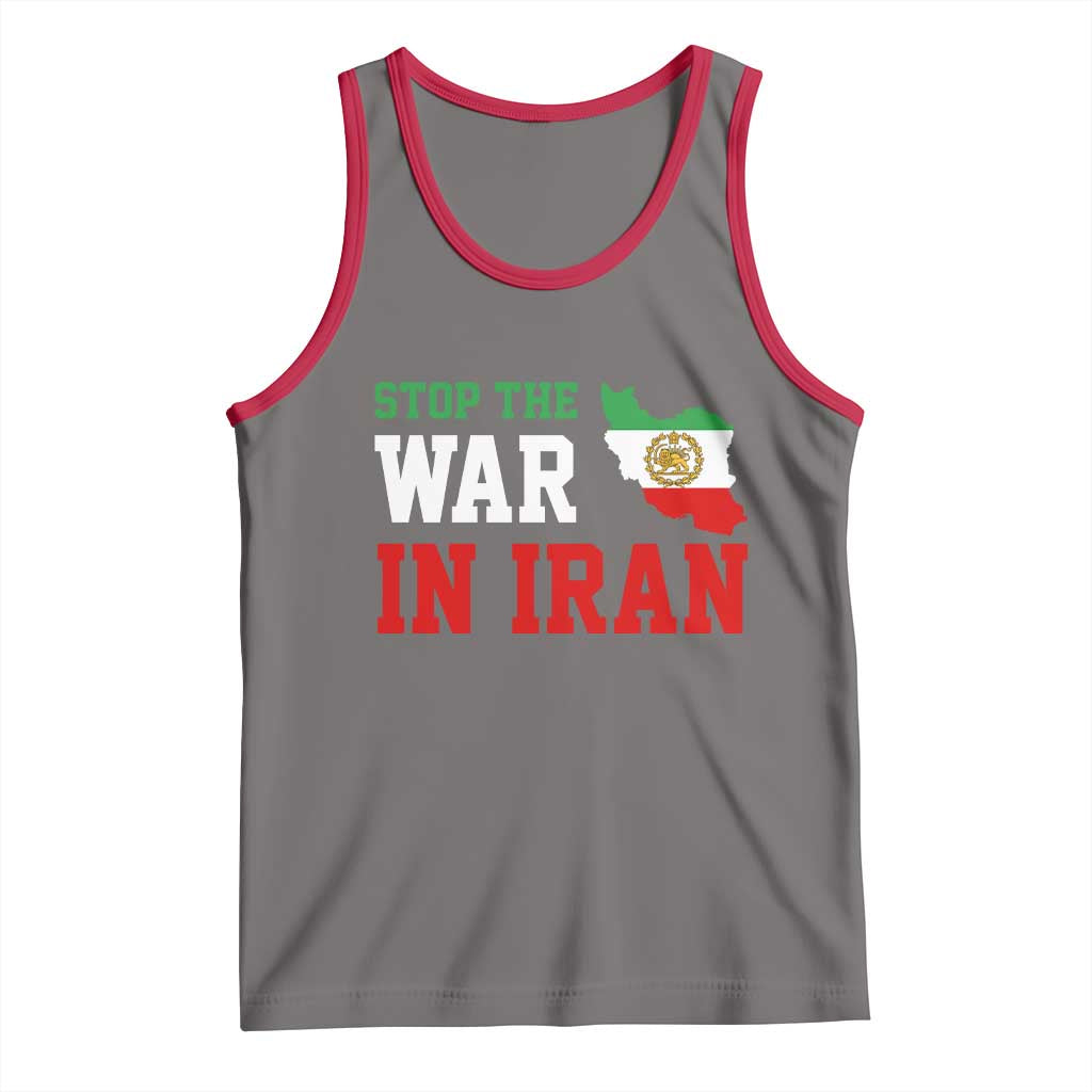 Stop The War In Iran Tank Top Iran Freedom Protest