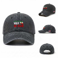 Stop The War In Iran Washed Cotton Baseball Cap Iran Freedom Protest