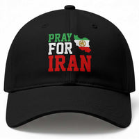 Pray For Iran Baseball Cap Anti War Protest Apparel Gift