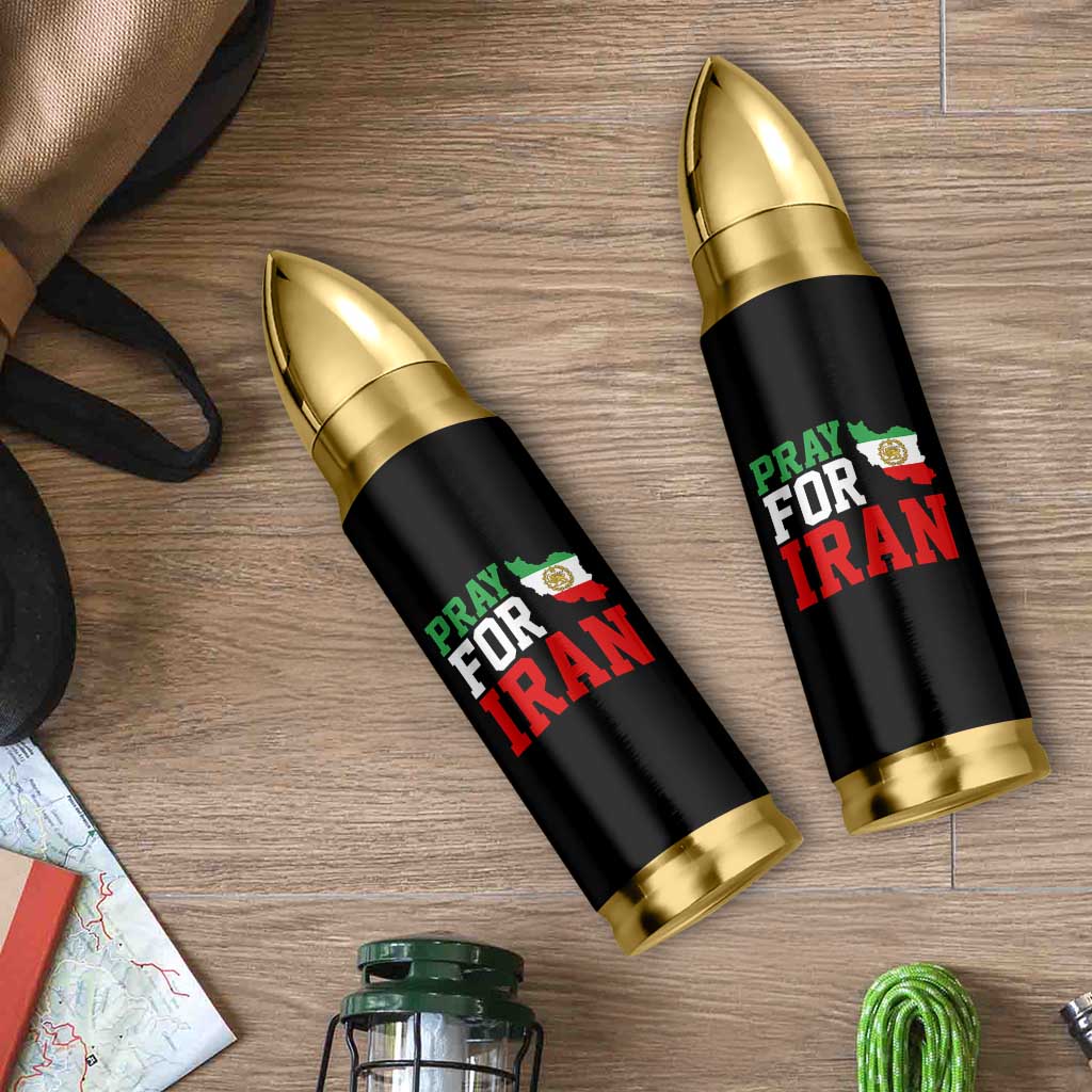 Pray For Iran Bullet Tumbler Anti War Protest Apparel Gift