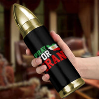 Pray For Iran Bullet Tumbler Anti War Protest Apparel Gift