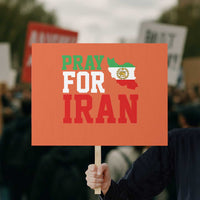 Pray For Iran Protest Sign Anti War Protest Apparel Gift