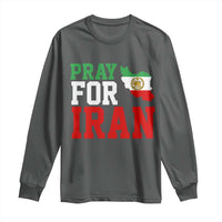 Pray For Iran Long Sleeve Shirt Anti War Protest Apparel Gift