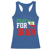 Pray For Iran Racerback Tank Top Anti War Protest Apparel Gift