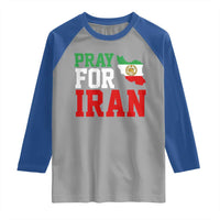 Pray For Iran Raglan Shirt Anti War Protest Apparel Gift