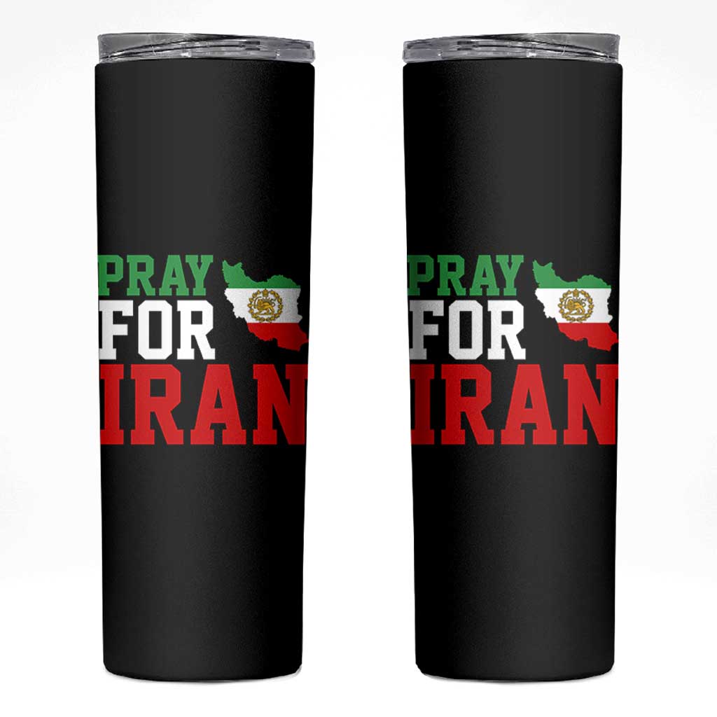 Pray For Iran Skinny Tumbler Anti War Protest Apparel Gift