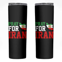 Pray For Iran Skinny Tumbler Anti War Protest Apparel Gift