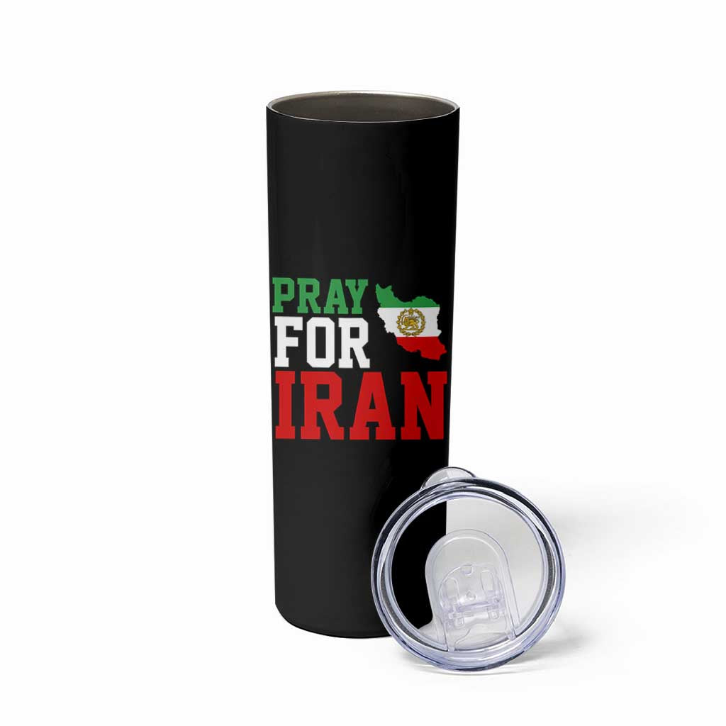 Pray For Iran Skinny Tumbler Anti War Protest Apparel Gift