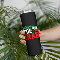 Pray For Iran Skinny Tumbler Anti War Protest Apparel Gift