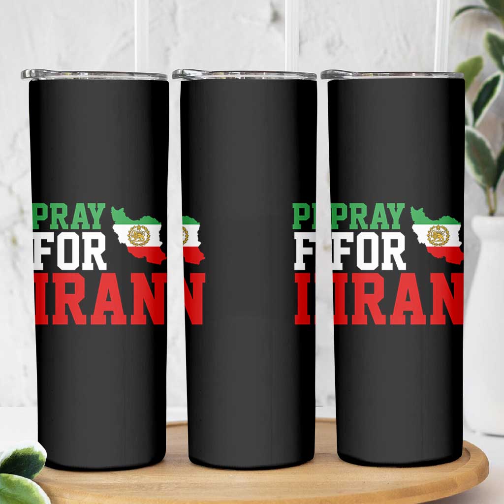 Pray For Iran Skinny Tumbler Anti War Protest Apparel Gift