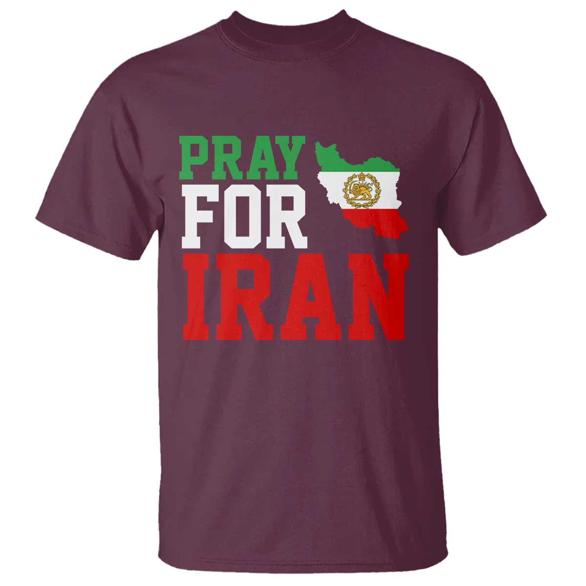 Pray For Iran T Shirt Anti War Protest Apparel Gift