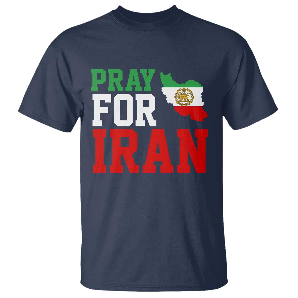 Pray For Iran T Shirt Anti War Protest Apparel Gift