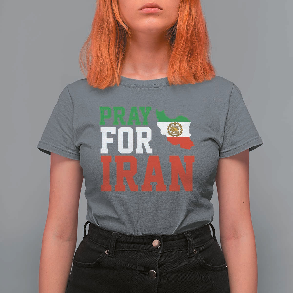 Pray For Iran T Shirt For Women Anti War Protest Apparel Gift
