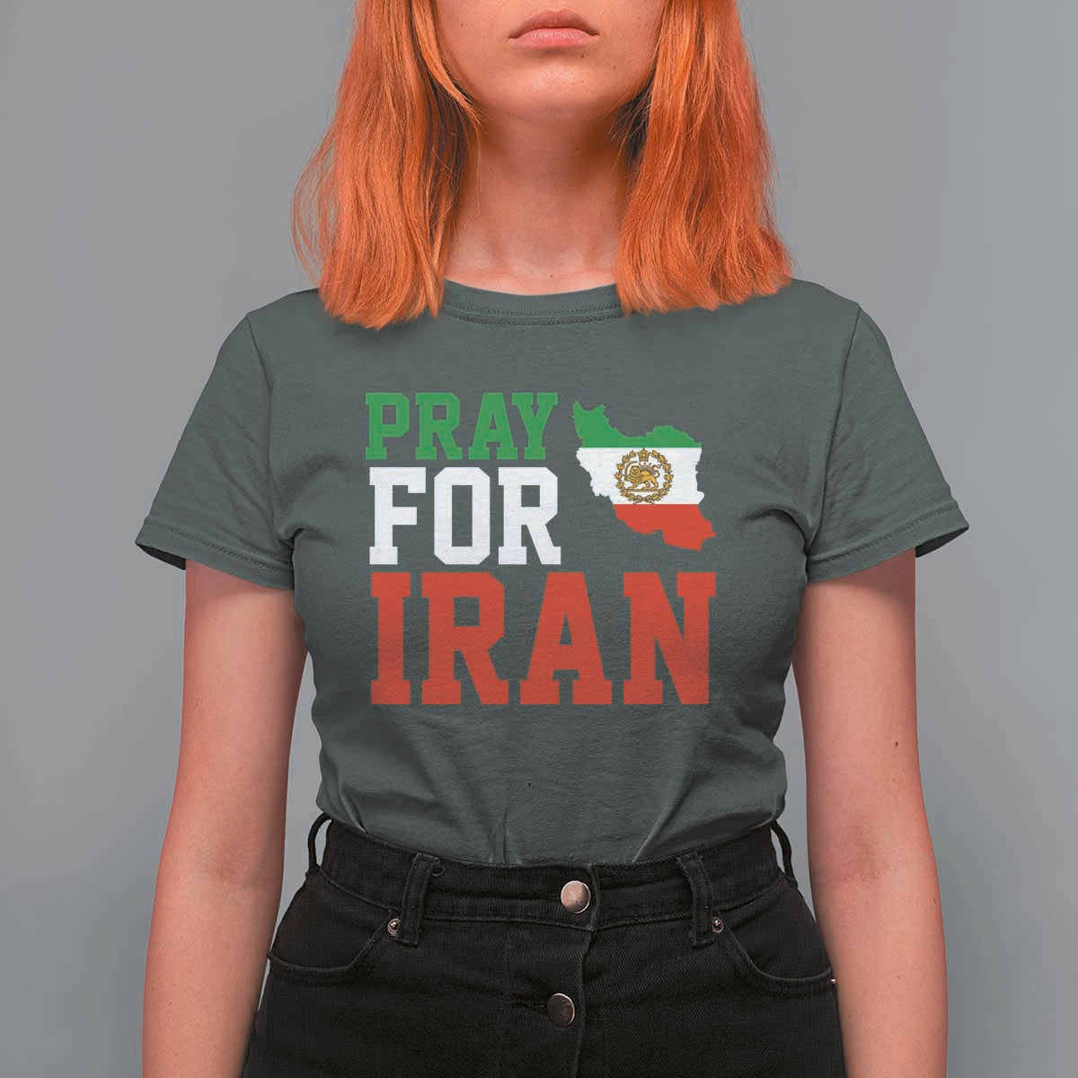 Pray For Iran T Shirt For Women Anti War Protest Apparel Gift