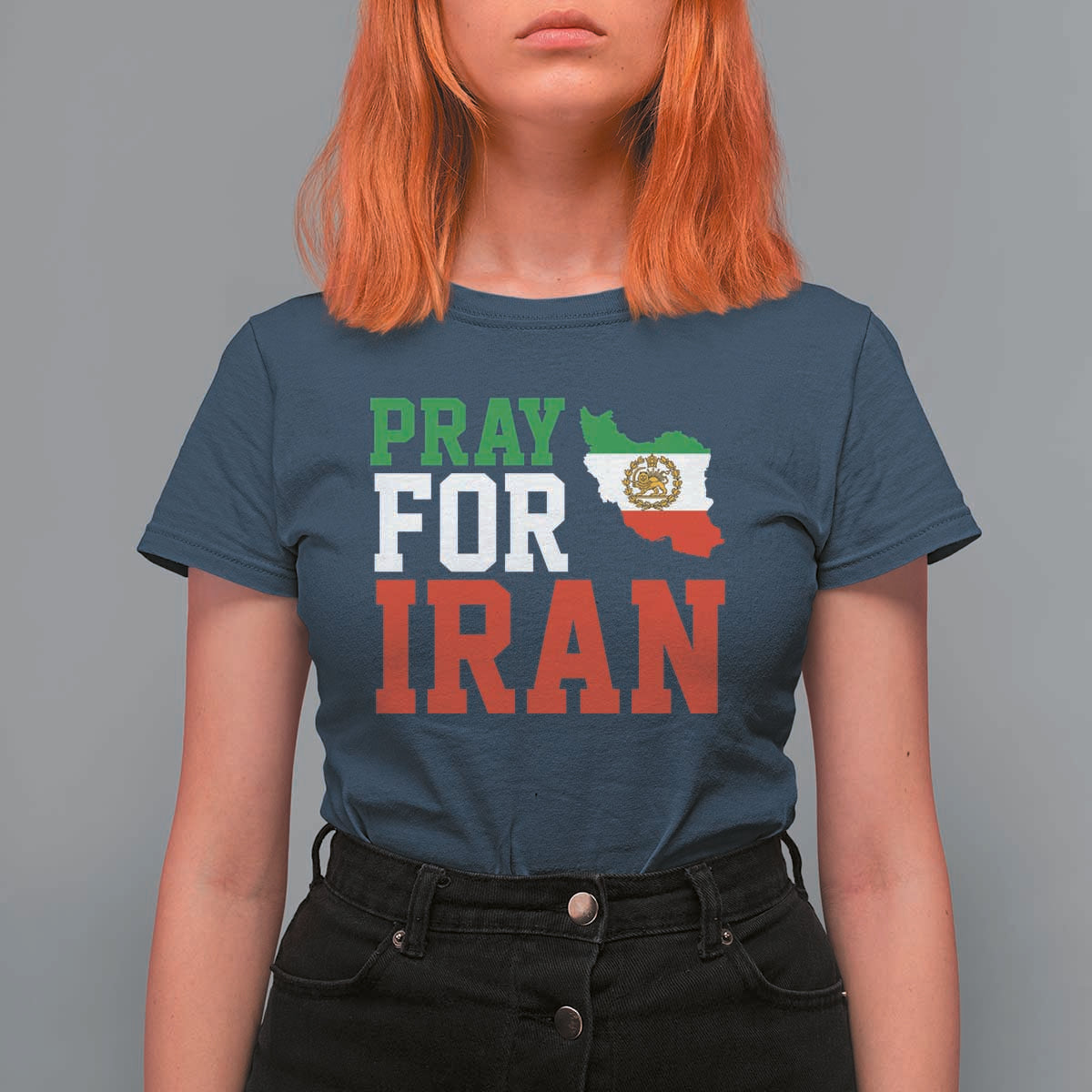 Pray For Iran T Shirt For Women Anti War Protest Apparel Gift